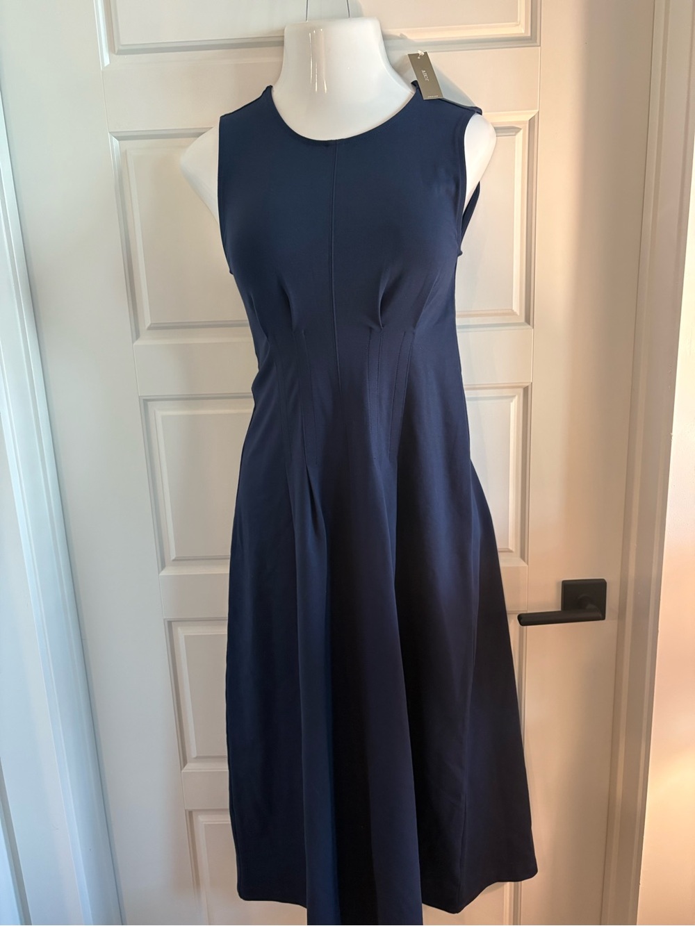 J. Crew Navy Sleeveless Maxi Dress